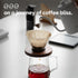 Coffee Dripper, Resuable Pour Over Coffee Maker With Walnut Pedestal, Detachable Pour Over Coffee Dripper, Single Cup Coffee Pour Over, 02 (Borosi...