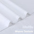 CAROMIO White Kitchen Curtain for Window 24 Inch Waterproof Kitchen Curtains Waffle Weave Half Window Curtain for Bathroom, Short Tier Cafe Curtai...