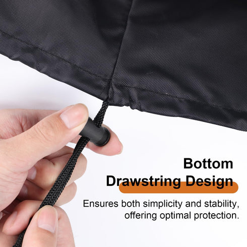 Dustproof Air Purifiers Cover for Storage, Universal Waterproof Home Appliances Cover, Black...