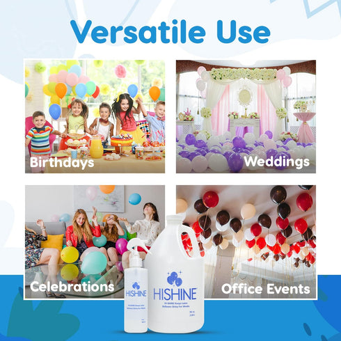 Hi-Shine Balloon Spray 8 oz - Instant Gloss & Vibrant Finish - Enhance Party Decor - Birthdays, Weddings, Special Events - Easy Application - Long...