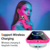 Neon Clear Case Cute Retro Vibrant Design Phone Cases for Women 80s Accessories,Camera Protector Cover Soft Silicone Shockproof Protective Case fo...