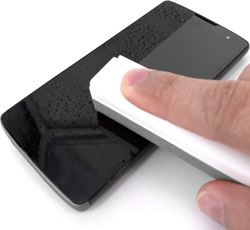 2 Acuvar 3 in 1 Reusable Fingerprint Proof Screen Mist Spray Cleaner with Microfiber and Phone Stand for Phones, Tablets, Laptops, & Car Screens (...
