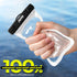 JOTO Up to 7" Universal Waterproof Phone Case for iPhone 16 15 14 13 Plus Pro Max, IPX8 Cellphone Dry Bag 12 11 Pro Max XR X 8 7 6S Plus SE, Galax...