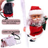 Electric Santa Climbing Up and Down Tree with Music, Bag of Presents - Holiday Decor for Home, Door, Wall - Xmas Ornament...