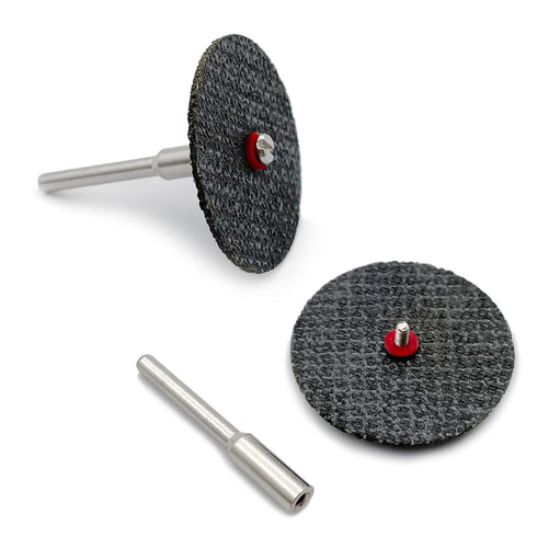 50pcs Rotary Tool Cut Off Wheels 1-1/4'' Fiberglass Reinforced Cutting Wheel Discs with 4Pcs Mandrels Rotary Tool Accessories for Cutting Metal, W...