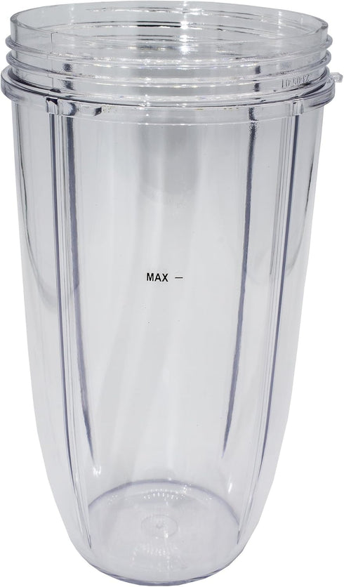 Blendin Replacement Parts, Compatible with Nutribullet 600W, 900W, NB-101B, 900 Pro Series Blenders (2 Colossal Cups 2 Flip Top Lids)...