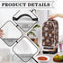 Blender Dust Cover Coffee Theme Appliance Covers for kitchen Stand Mixer or Coffee Maker Cover Polyester Dust Proof Blender Cover with Top Handle...