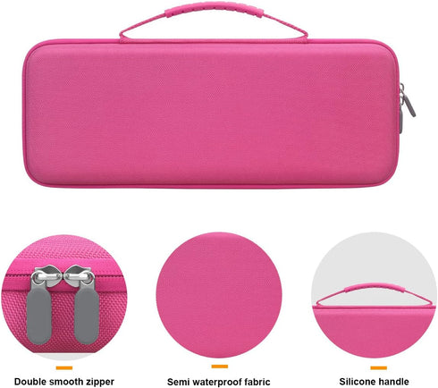 Canboc Hard Carrying Case for Logitech POP Keys Mechanical Wireless Keyboard and POP Wireless Mouse, Mesh Pocket fits Cables, USB Receiver, Spare ...