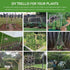 Trellis Netting, CANAGROW Heavy-Duty Garden Plant Trellis Netting for Climbing Plants, Outdoor Indoor Grow Net for Beans Tomatoes Peas Pumpkin Flo...