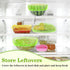 Plastic Bowl Covers Elastic Reusable - 60 PCS Fresh Keeping Bags, 3 Size Food Covers Stretch, Shower Cap Bowl Storage Covers?6/8/10inch?...