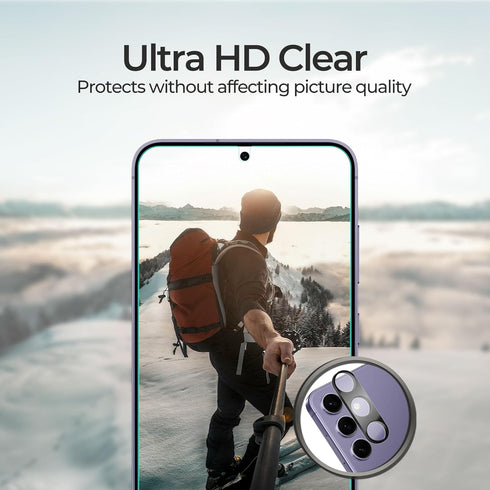 ArmorSuit 2+2 Pack for Samsung Galaxy S24 Plus 6.7" Tempered Glass Screen Protector + Lens Protector Case Friendly 9H MilitaryShield (w/Alignment ...