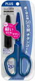PLUS SC-175ST 34-518 Scissors Fit Cut Curve Titanium Continuous Cutting Blue...