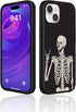 for iPhone 15 Plus Case Human Skeleton Posing Isolated Phone Case for Women Girls Slim Soft ShockProof Protective Cover Case for iPhone 15 Plus 6....