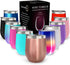 CHILLOUT LIFE 12 oz Stainless Steel Tumbler with Lid & Gift Box | Wine Tumbler Double Wall Vacuum Insulated Travel Tumbler Cup for Coffee, Wine, C...