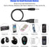 2pcs USB DC Charger Charge Charging Cable for Mini S530 Smallest Invisible Wireless Bluetooth Earbuds Earphones Headphones Headset and Bluetooth S...