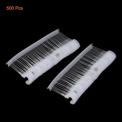 MECCANIXITY J Hook Standard Tagging Fasteners,Plastic Regular,Standard Label Gun Price Tagging Barbs for Garment Price Tag Label Tagging Barbs 25m...