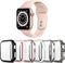 6 Pack Case for Apple Watch SE (2023 New) SE (2nd Gen)/6/SE/5/4 44mm with Tempered Glass Screen Protector, Hard PC Ultra-Thin Scratch Resistant Pr...