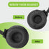 70mm Ear Pads for Sony Headphones, Replacement Ear Cushions Fits for Sony MDR-ZX100 ZX110 ZX110NC ZX110AP ZX110P ZX300 ZX310 ZX330BT ZX220BT V150 ...