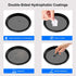 PULUZ 52mm UV?ND2-400 Lens Filter Adjustable Neutral Density Filter for GoPro Hero11 / Hero11 Black Mini / HERO10 / HERO9 with Adapter Ring and Le...