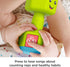 Fisher-Price Baby & Toddler Toy Laugh & Learn Countin’ Reps Dumbbell Rattle with Learning Lights & Music for Infants Ages 6+ Months...