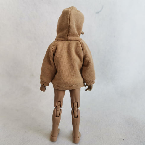 1/12 Scale Strong Man Action Figure Clothes Men's Hoodie Clothing for 1:12 6inch Notoman,NWTOYS Male Action Figure Doll (Yellow)...
