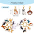 16Pcs Stitch Markers for Knitting Crochet Alloy Enamel Removable Lobster Claw Clasps for Knitting Weaving Sewing Quilting Handmade Jewelry (Dog)...