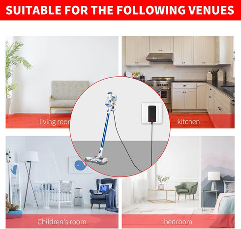 MEROM Charger for TINECO Cordless Vacuum A10 A11 iFLOOR S3 Series Cordless Stick Handheld Wet Dry Vacuum Cleaner Charger Replacement Adapter for Y...