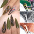 Leopard Print Nail Foil Transfer Sticker Nail Art Supplies Leopard Skin Marble Pattern Nail Foils Nail Art Stickers Holographic Nail Transfer Foil...