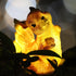 Garden Solar Light Outdoor Decor, Resin Squirrel Solar LED Light for Outdoor, Animal Waterproof Light for Flower Fence Lawn Passage Walkway Courty...