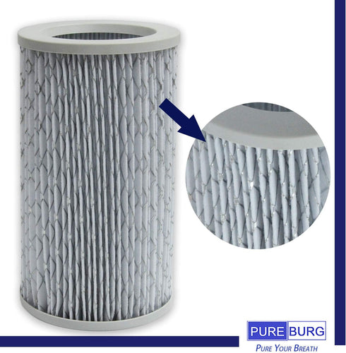 PUREBURG Replacement HEPA Filter Fits to Molekule Air Purifier, High-efficiency air clean Dust VOCs Pet-Hair Home Office, 1-Pack...