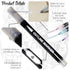 24 Colors Double Line Outline Pens, Outline Markers Self-outline Metallic Markers, Shimmer Marker Set,Glitter Markers Pen Set for Kid Adults Drawi...