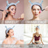 Blue Snail Face Wash Headband Funny Skincare Spa Headband Cute Alien Puffy Makeup Headbands for Women Stretchy Antenna Eyes Hair Wrap Hair Band fo...
