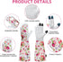 Gardening Gloves for Women, Rose Gloves Gardening Thorn Proof, Long Garden Gloves for Women, Breathable Cowhide Leather Gauntlet (Large, White)...