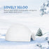 Toyvian 6pcs Mini Igloo Toys Lifelike Ice House Models Arctic Figurines Toys for Boys Girls Kids Dollhouse Micro Landscape Decoration...
