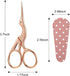 3 Pieces Sewing Embroidery Stork Scissors with 3 Pieces Leather Scissors Cover, Small Stainless Steel Crane Shape Scissors for Manual Sewing Handi...