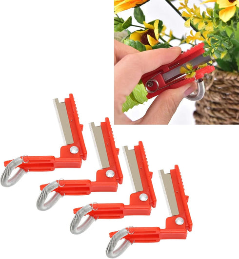 10Pcs Thumb Pruner Knife Multi Function Thumb Fruit Picking Device for Fruit Vegetable Garden Garden Plant Tape Tool for Grapes Raspberries Tomato...