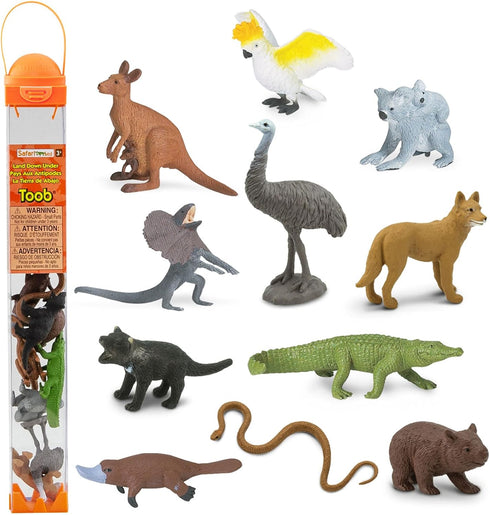 Safari Ltd. Land Down Under TOOB - 11 Figurines of Australian Animals - Educational Toy Figures For Boys, Girls, and Kids Ages 3+...