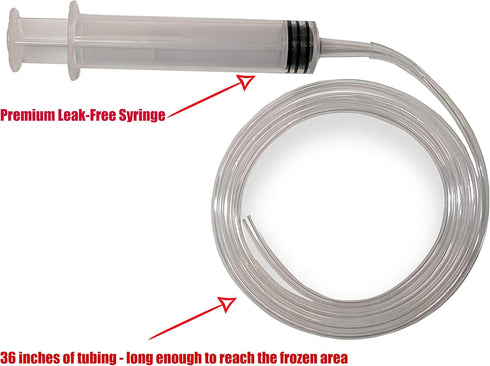Frozen Water Line Tool - 36" - Quickly and Easily Unfreeze Your Refrigerator Water Dispenser – Thaw Frozen Fridge Water Line In Minutes...