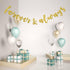 Forever & Always Banner for Bridal Shower,Engaged,Wedding Anniversary Party Decorations(Gold Glitter)...