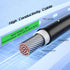 4.9FT Car Cigarette Lighter Plug to Anderson Extension Cable, Built-in Resettable Fuse, for Portable Power Station Solar Generator with Anderson C...