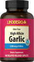 Lindberg High Allicin Garlic Supplement 5000mg | 100 Caplets | Odorless Garlic | Non-GMO, Gluten Free...
