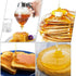 Squeeze Honey Dispenser,Plastic No Drip Maple Syrup Dispenser,Juice Jar Container Bee Drip Dispenser, Honey Pot with Stand,200ML...