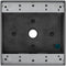 ENERLITES Weatherproof Outlet Box with Five 1/2-in Threaded Outlets, Outdoor Electrical Box, 5 Holes 0.50” Each, 2-Gang, 4.53” Height x 4.53” Leng...