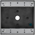 ENERLITES Weatherproof Outlet Box with Five 1/2-in Threaded Outlets, Outdoor Electrical Box, 5 Holes 0.50” Each, 2-Gang, 4.53” Height x 4.53” Leng...