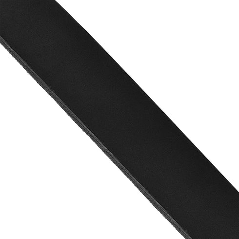 Mandala Crafts 1 Inch Wide Black Leather Straps for Crafts - 2.5mm Thick 6 Feet Long Flat Soft Genuine Full Grain Cowhide Leather Strips Bands for...