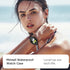 Miimall Waterproof Case for Samsung Galaxy Watch 6 40mm, Hard PC Bumper Cover with Tempered Glass Screen Protector for Galaxy Watch 6, Full Covera...