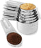 Last Confection 7pc Stainless Steel Measuring Cup Set - Includes 1/8 Cup Coffee Scoop - Measurements for Dry and Liquid Cooking & Baking Ingredien...