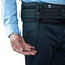 MELOTOUGH Tape Thong for Tool Belt Waist Electricians Tape Holder Chain with Keyring and trigger snap hook Black Plating 1 pack...