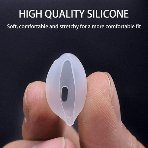 EKIND 4 Pcs Ear Cover Tips Anti-Slip Silicone Soft Replacement Sport Earbud Tips Compatible for iPhone 7 / 6S / 6 Plus / 5S / 5C / 5 Headphones Ea...