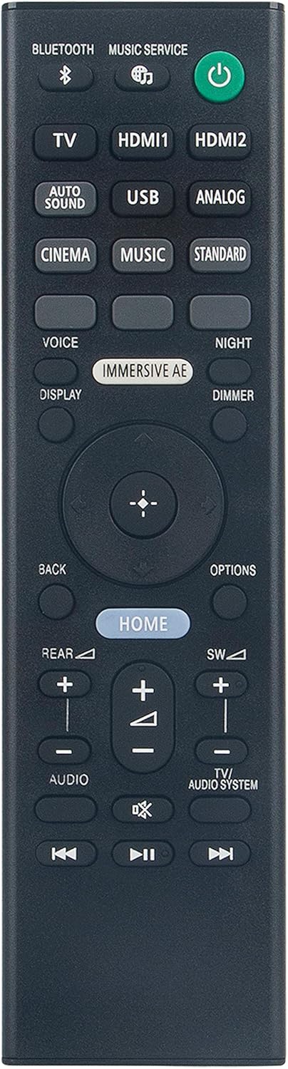 RMT-AH509U Replace Remote Control fit for Sony Sound Bar Surround Speaker HT-A7000 1-009-357-11 Sub RMT-AH509J...